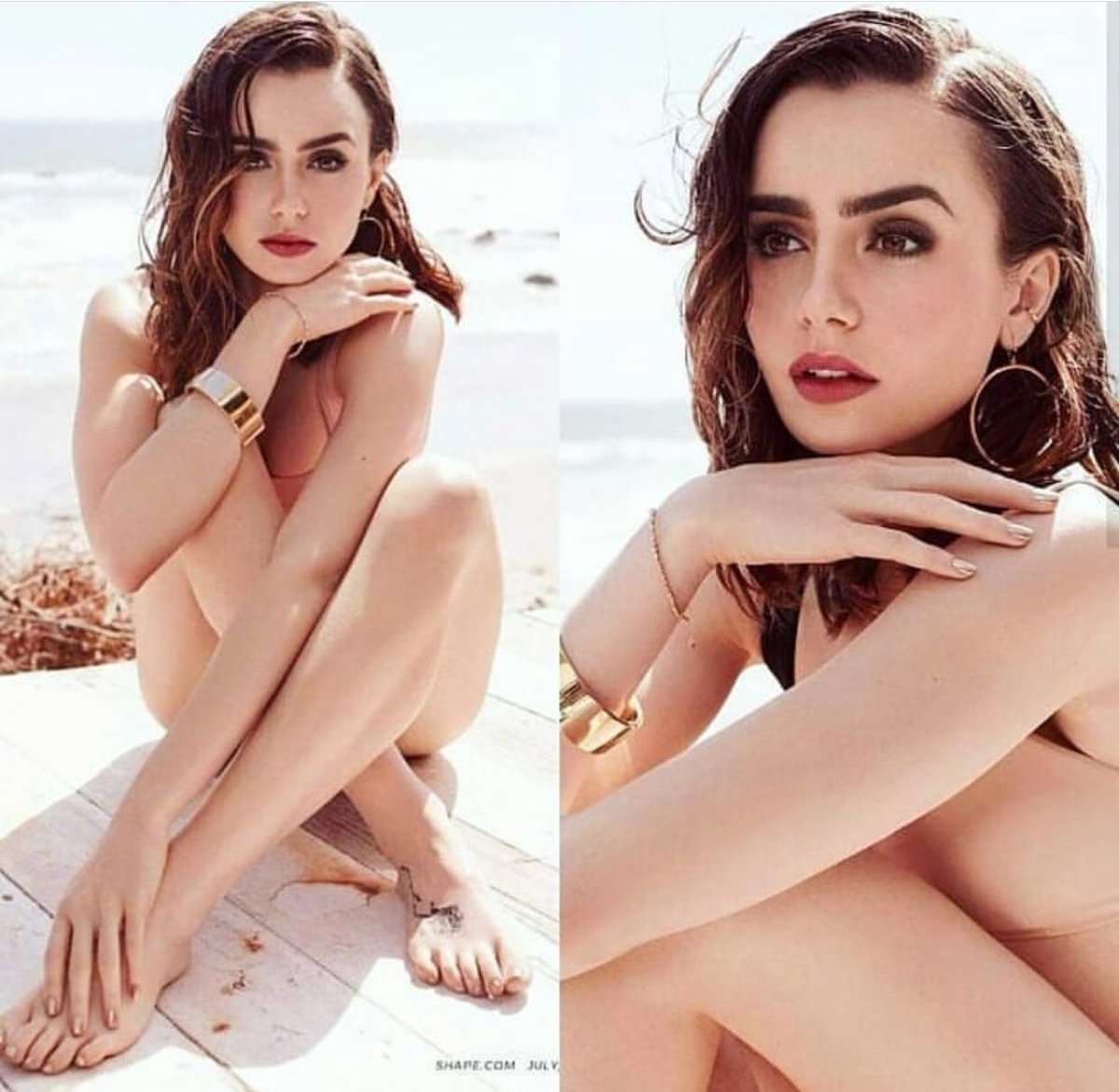Lilly collins sexy