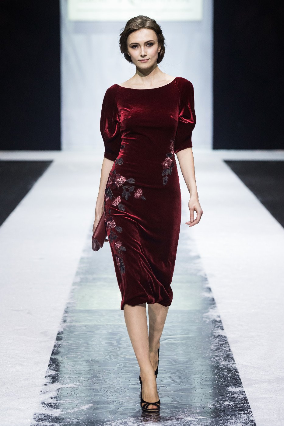 Malina Fashion Изумрудное платье