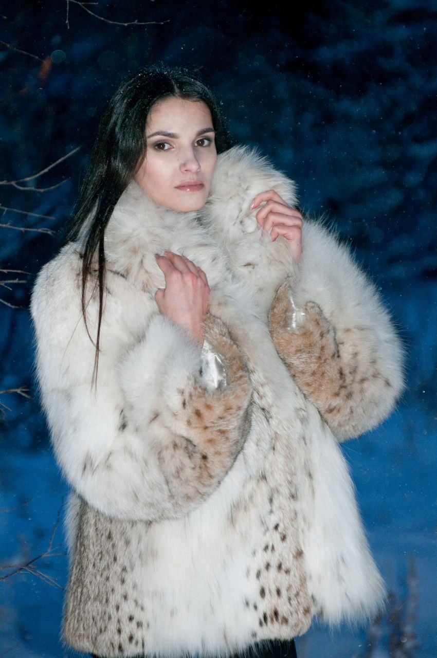 Lynx fur Coat