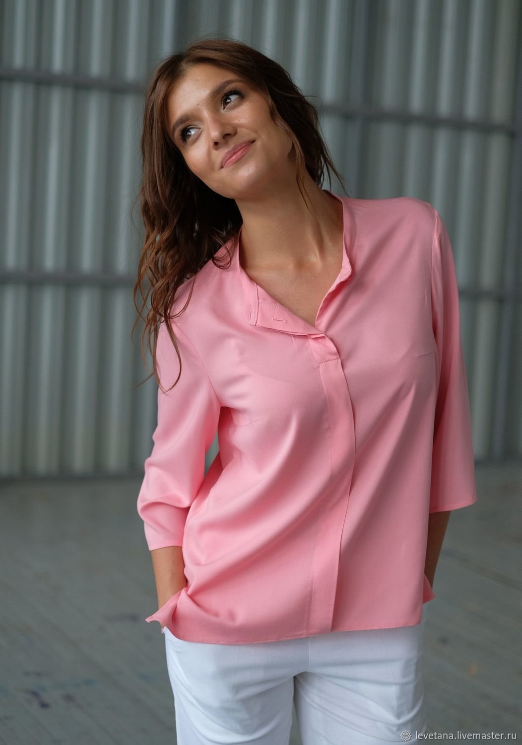 Блузка Monica Magni шелк