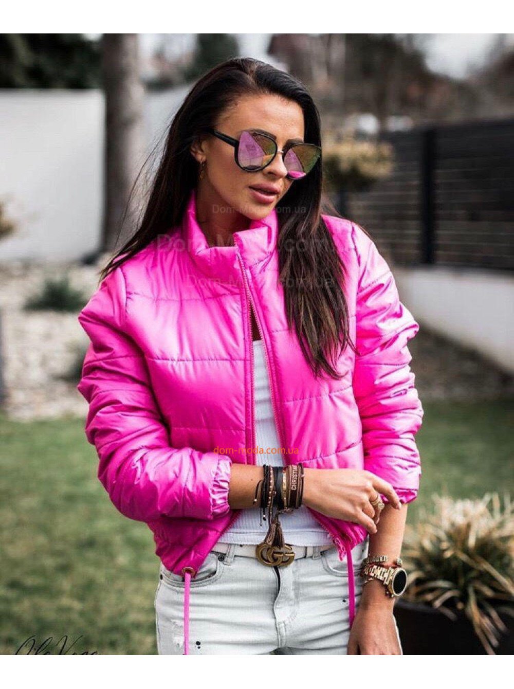 Короткая Розовая Куртка