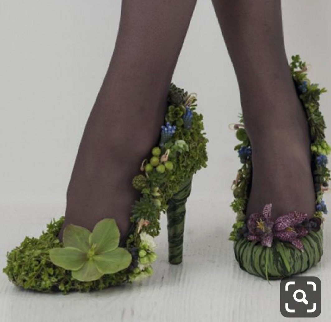 Туфли в цветочек