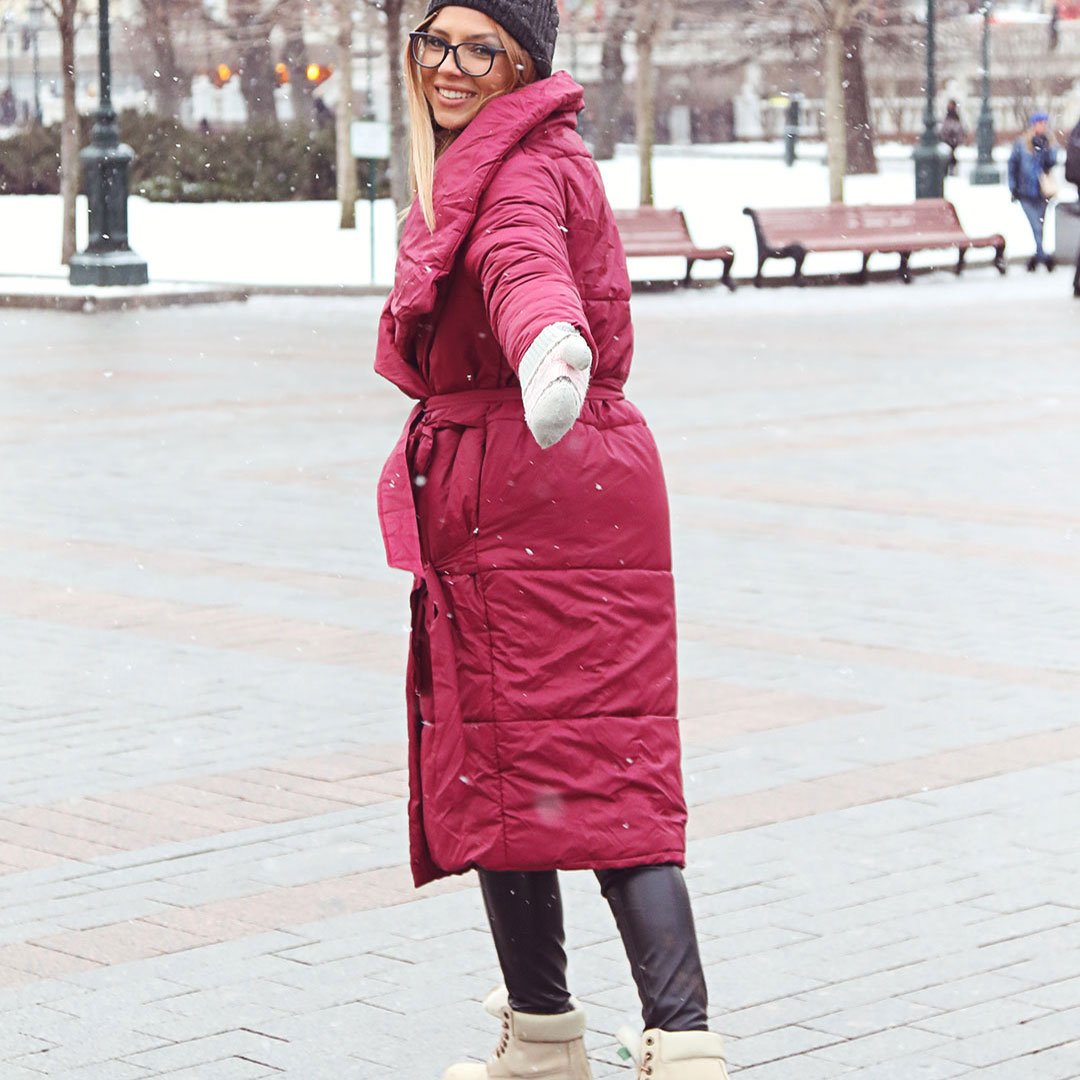 Пуховик оверсайз Street Style