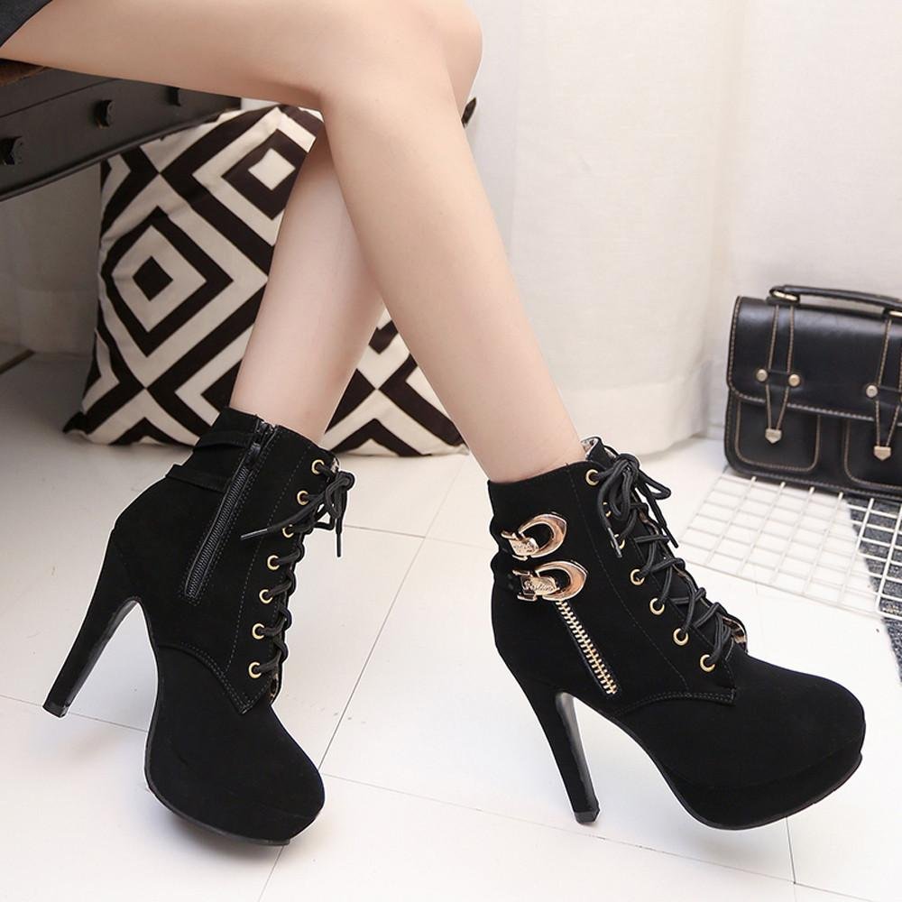 Botas mujer женские сапоги на платформе