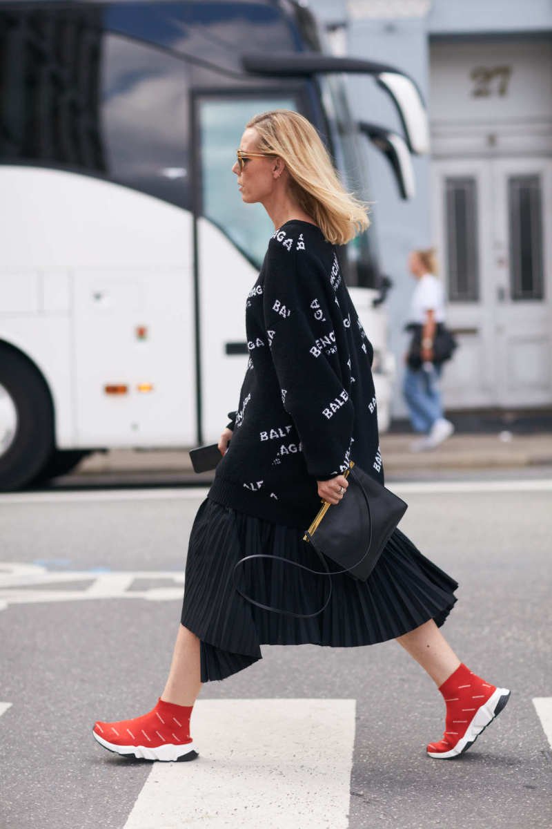 Street Style кроссовки носки Balenciaga