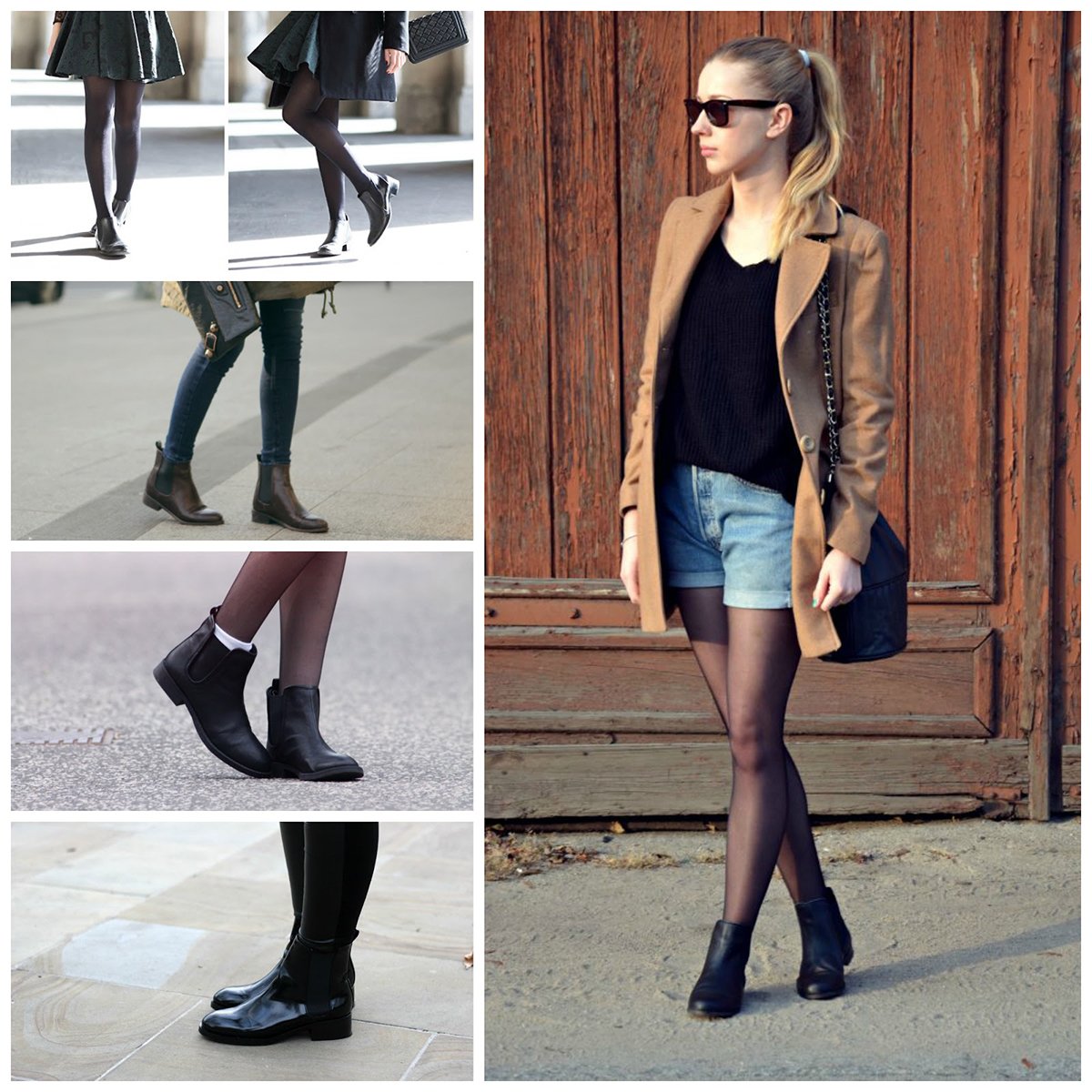 Outfit с ботинками Челси