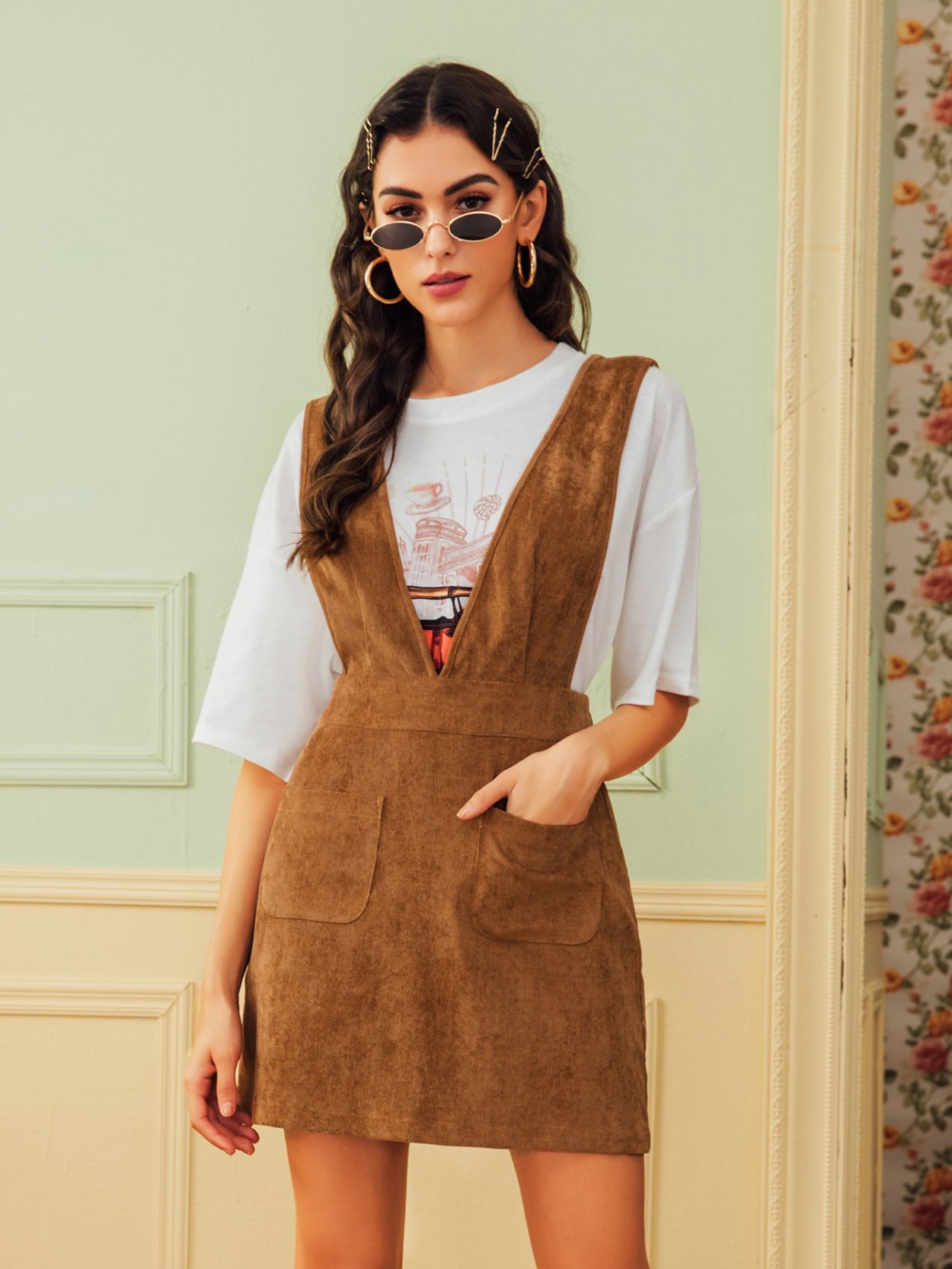 Вельветовый сарафан Mexx