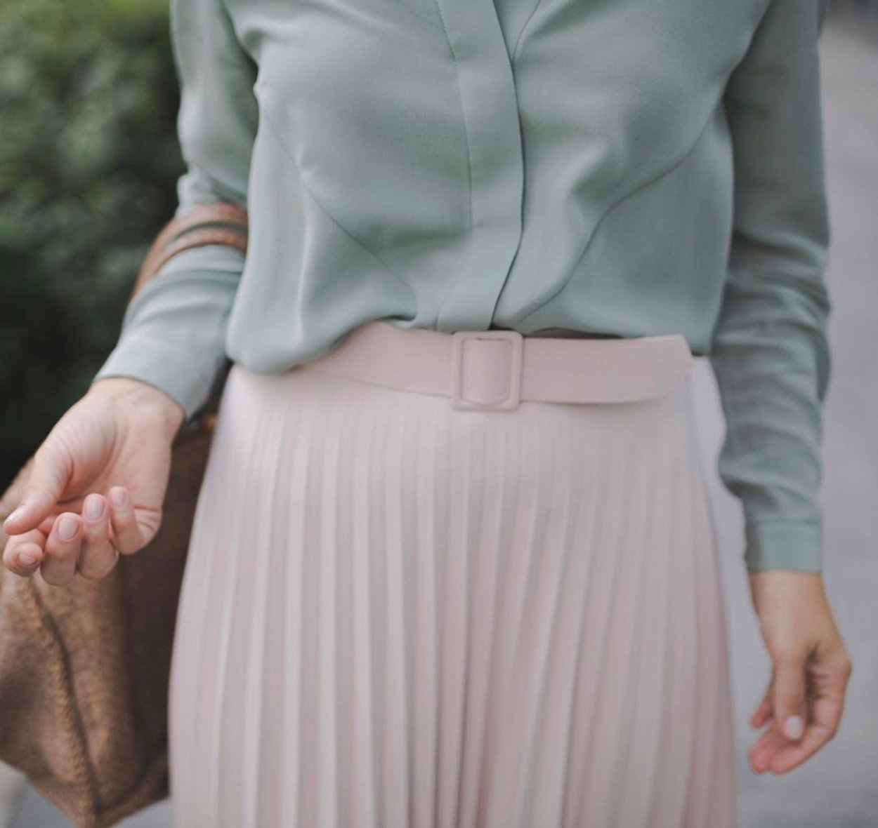 Юбка Zara плиссе Лавандовая