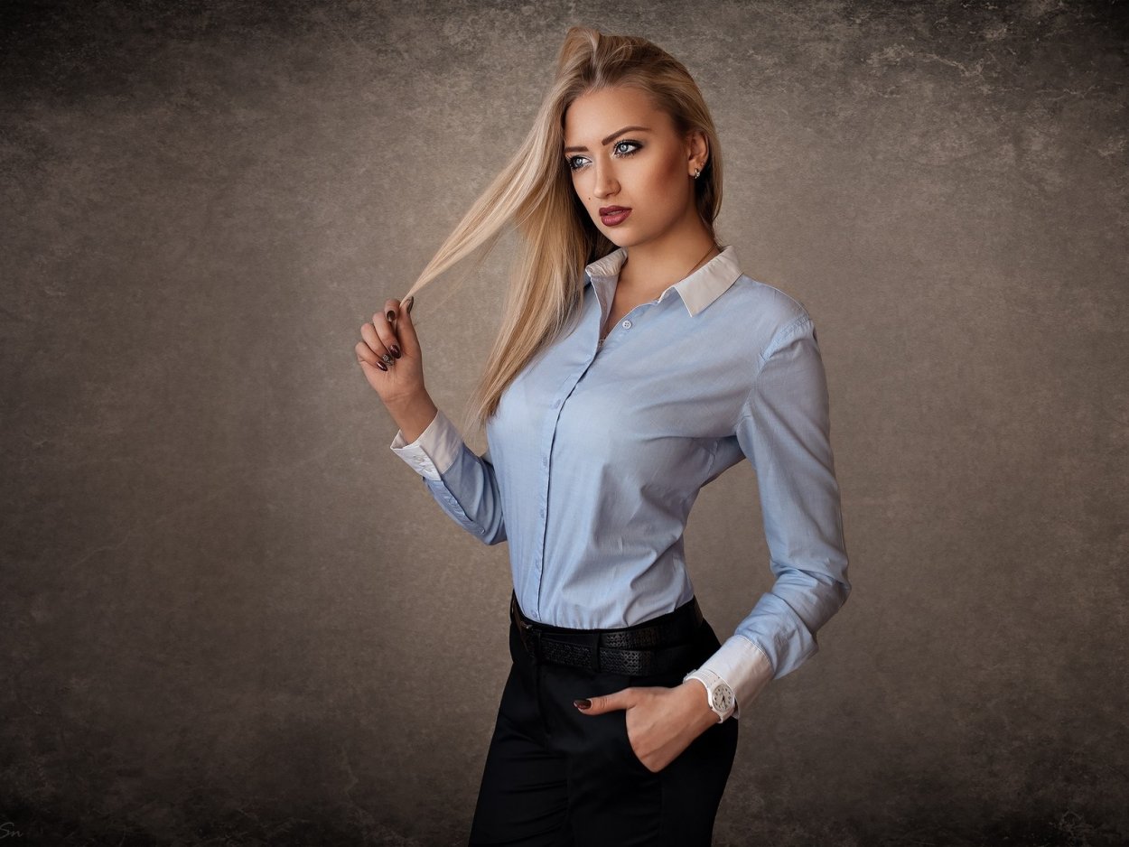 Офисные блузки для девушек