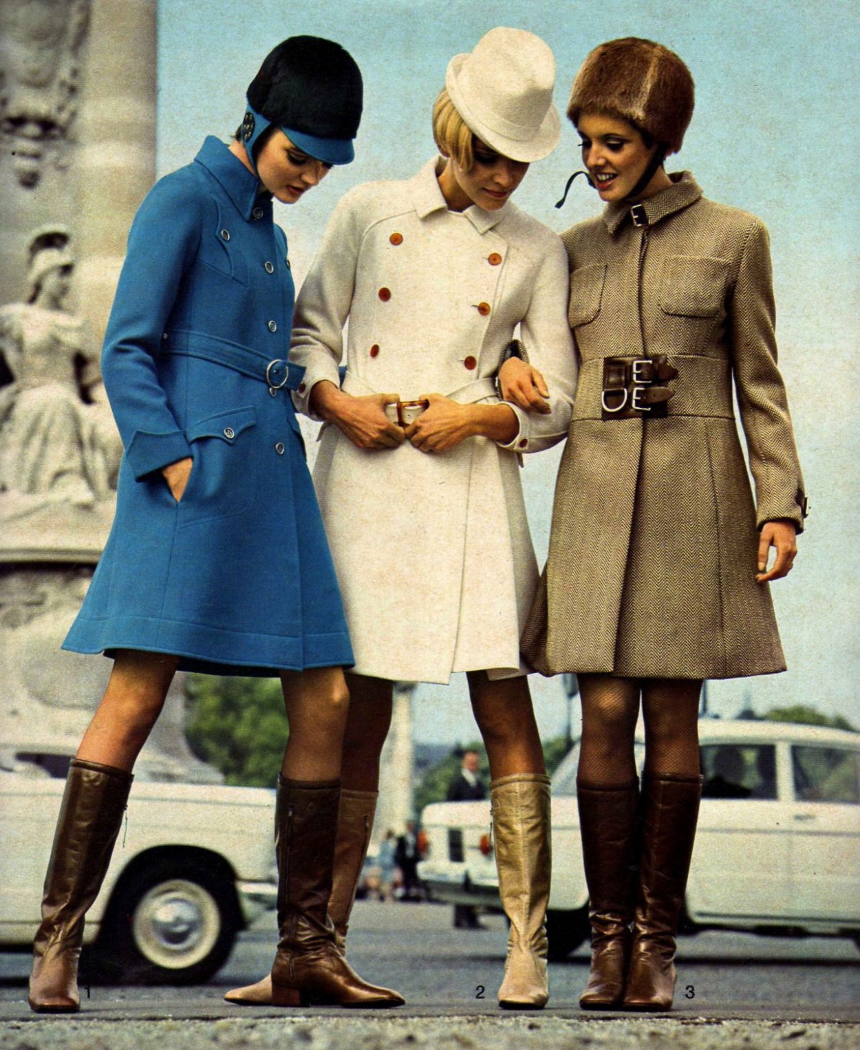 Пальто в стиле 60 годов