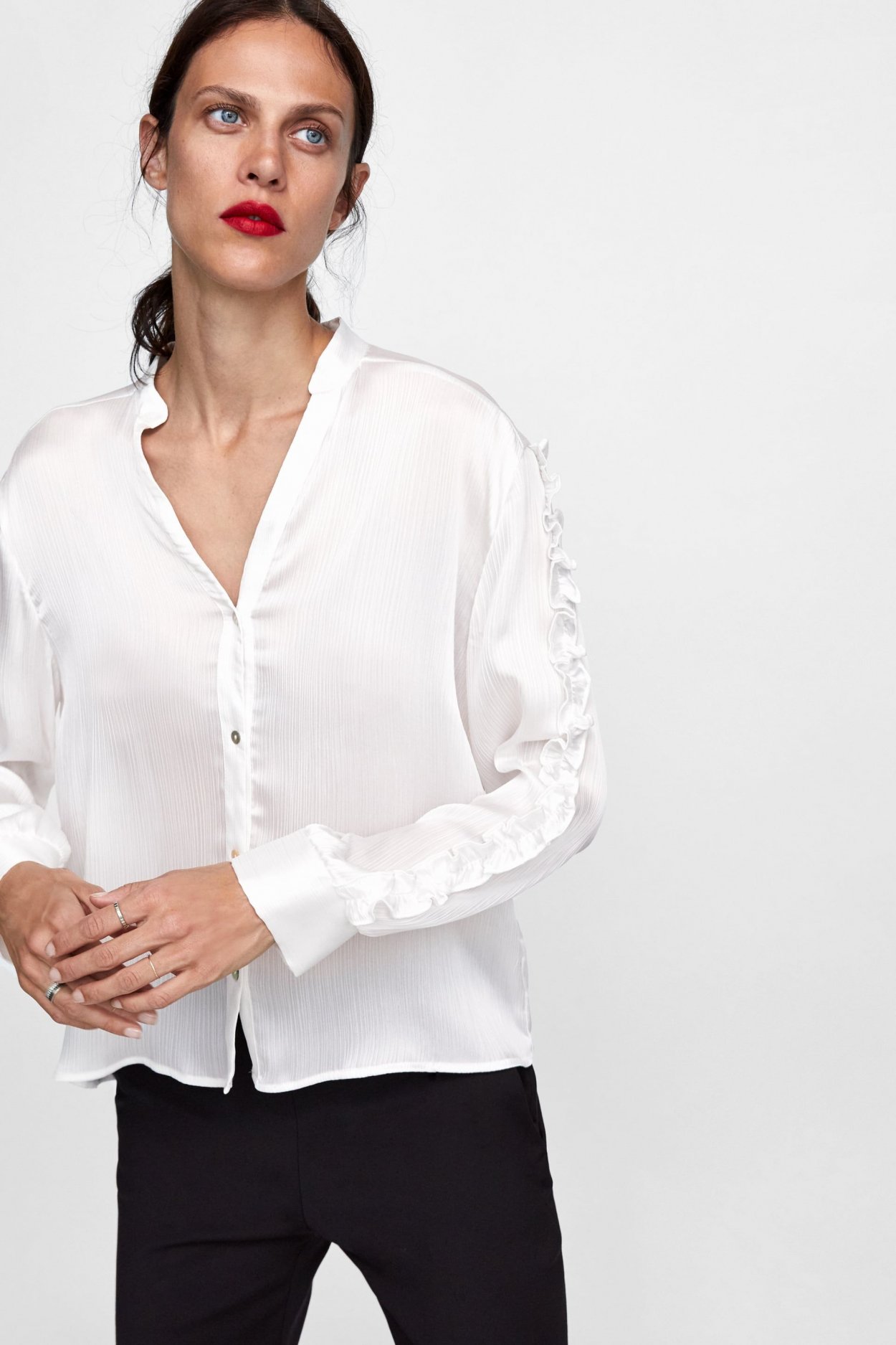 Белая рубашка Zara