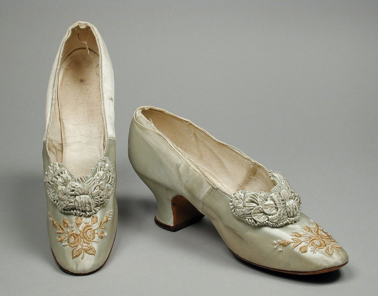 Обувь стиля Бидермайер 19 век