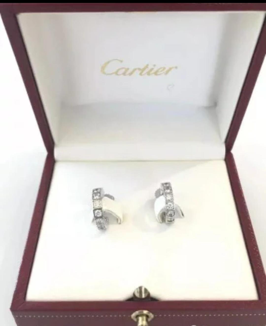 Cartier серьги бриллиантами Cartier