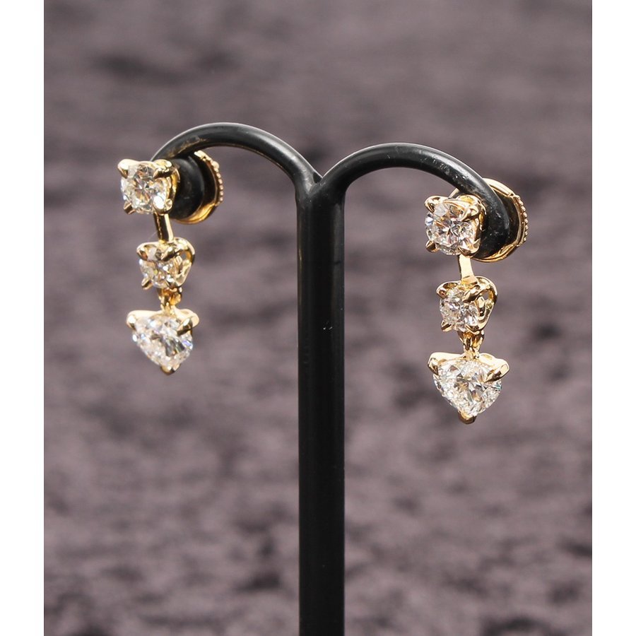 Cartier Diamond Gold Hoop