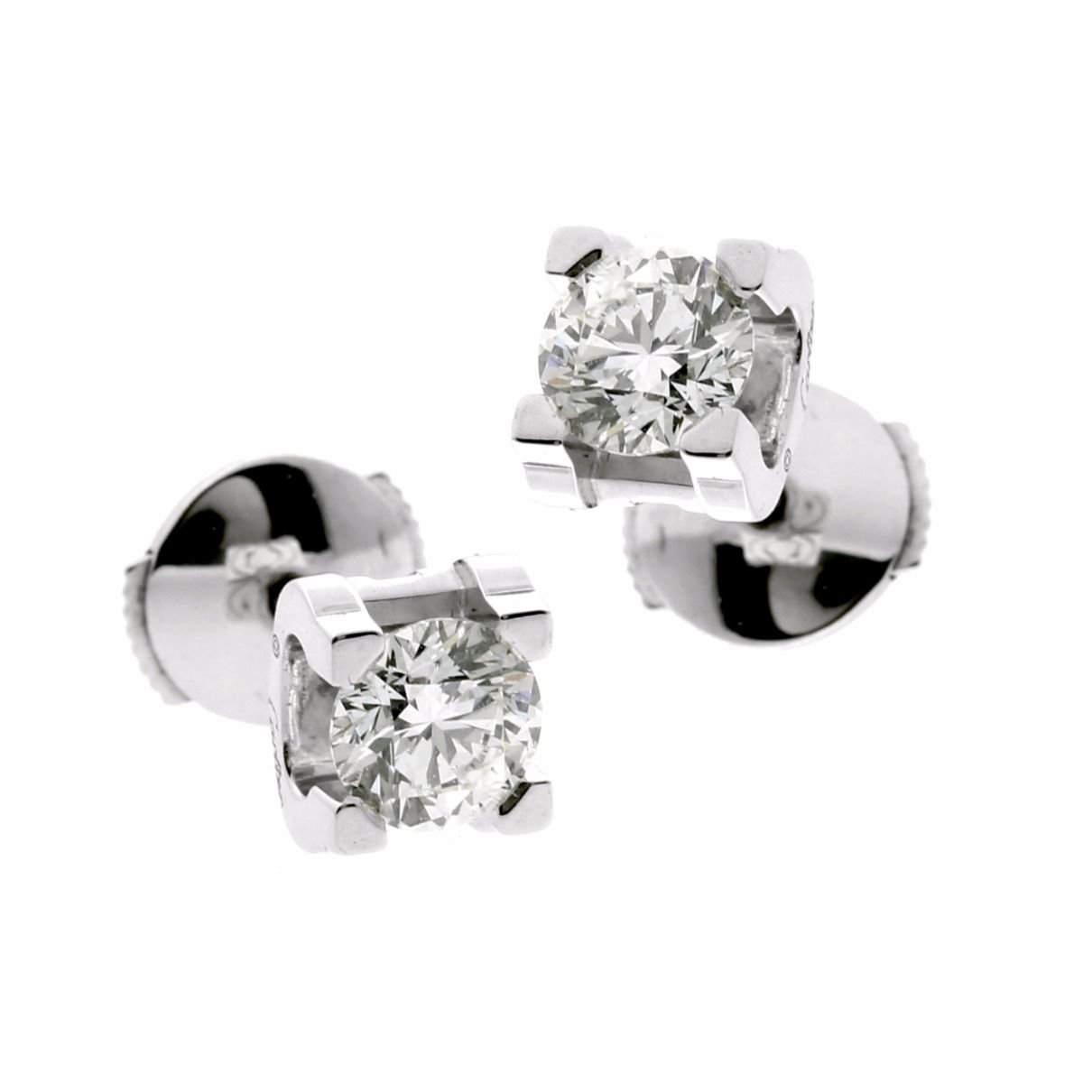 Пусеты с бриллиантами Cartier