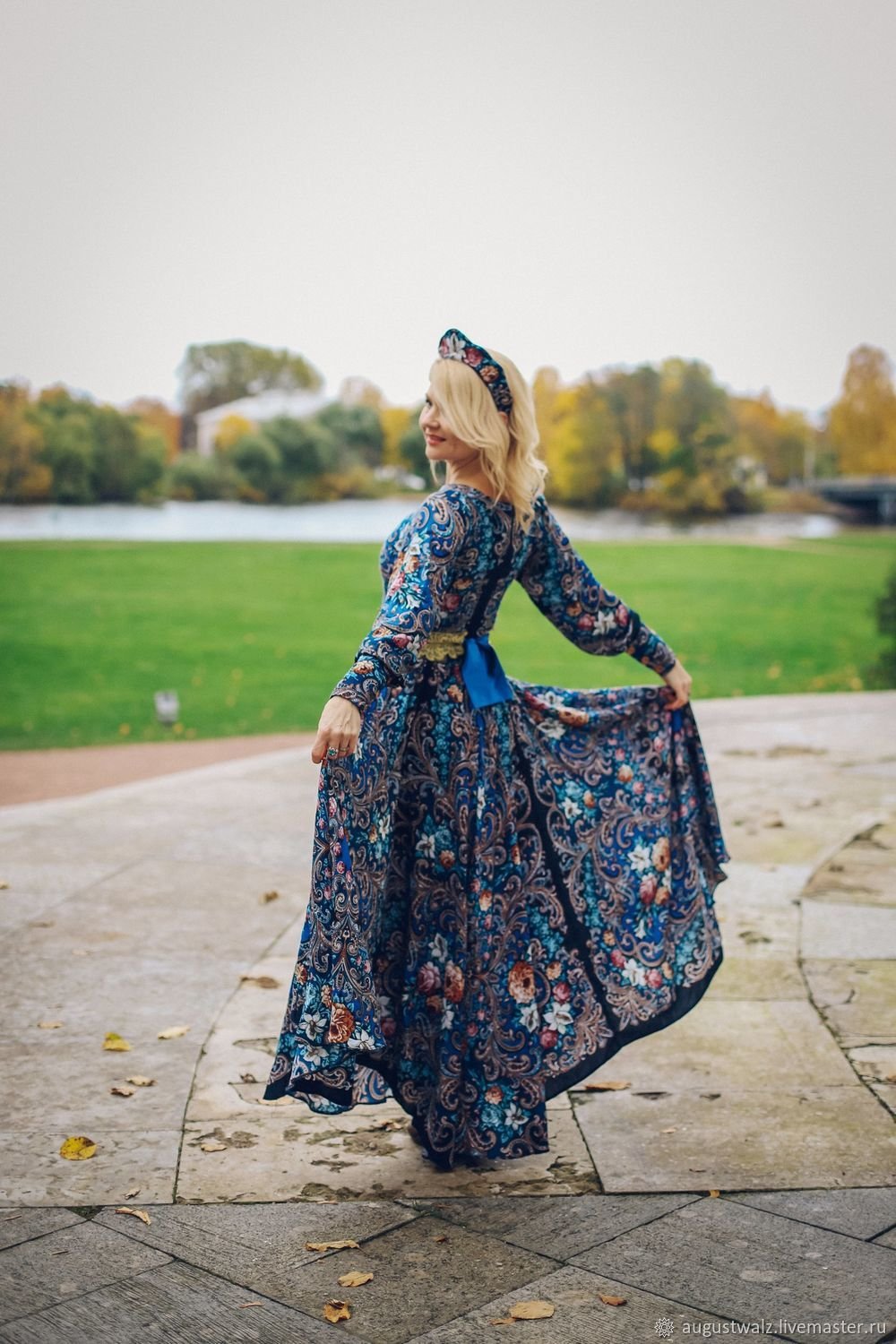 Платье в русском стиле