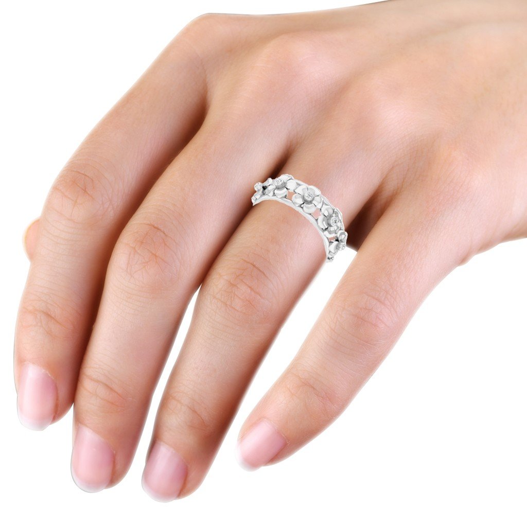 Обручальное кольцо с кольцом дорожка