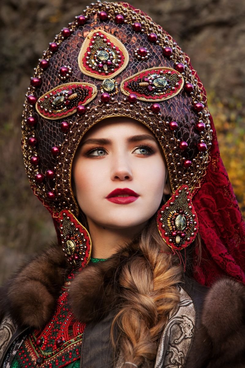 Кокошники русский стиль Маргарита Карева