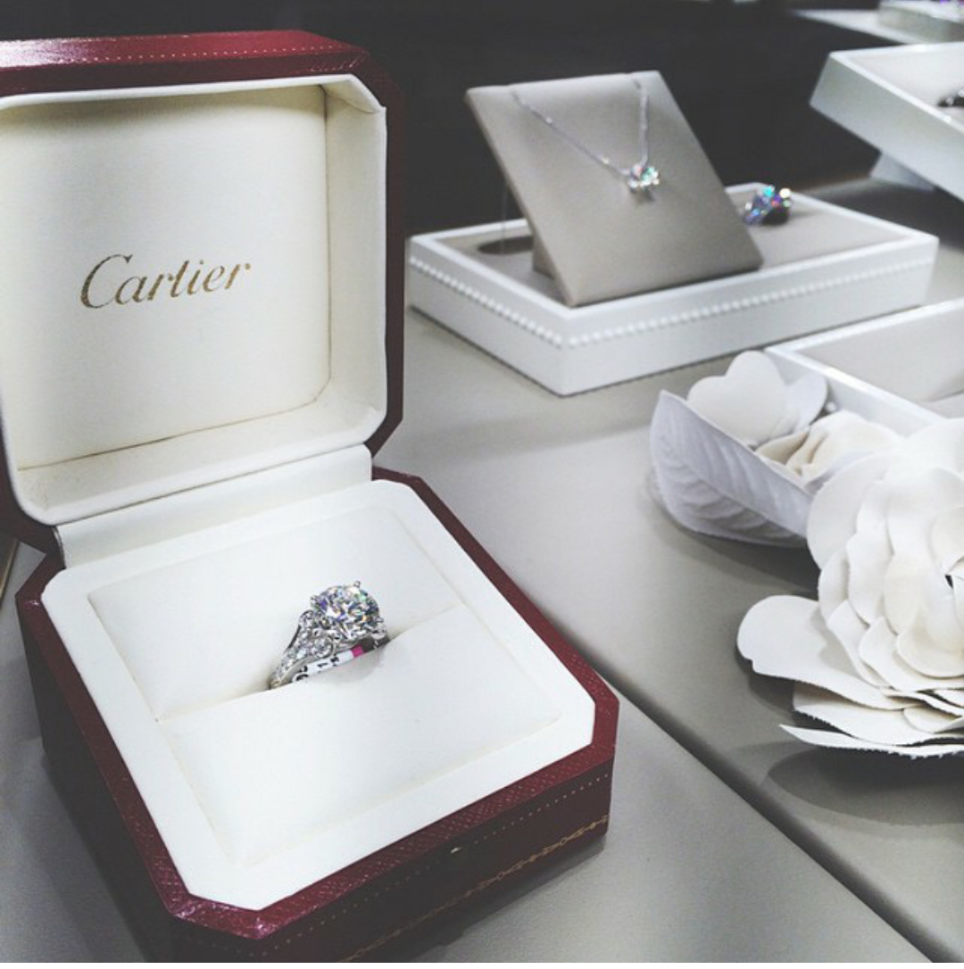 Коробка для обручальных колец Cartier