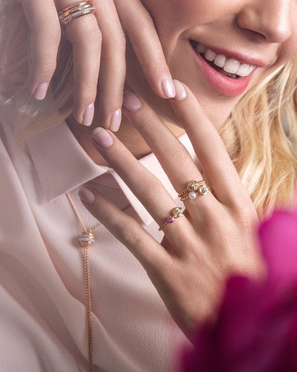 Pandora Flower кольцо Ring Diamond 190245d