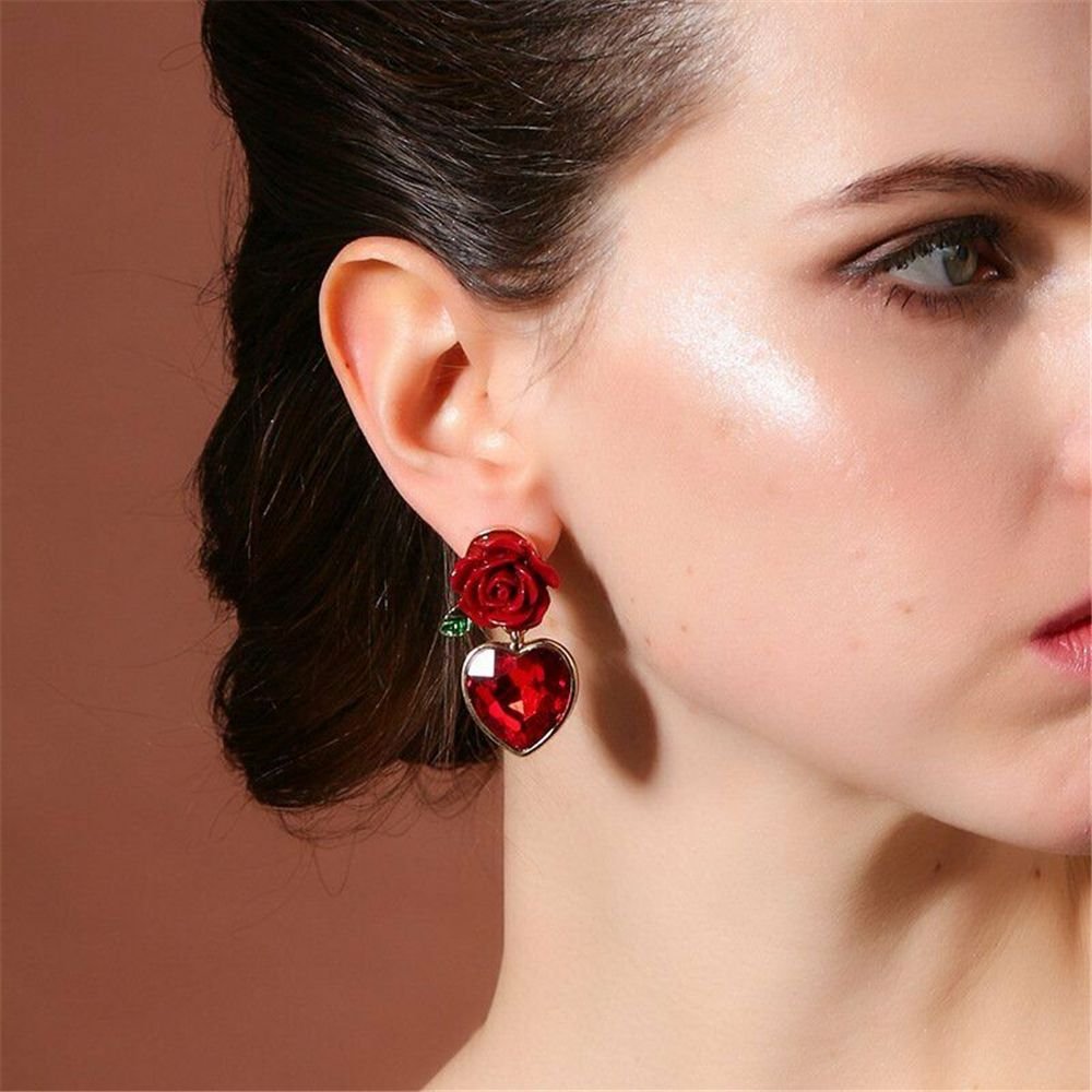 Серьги сердца