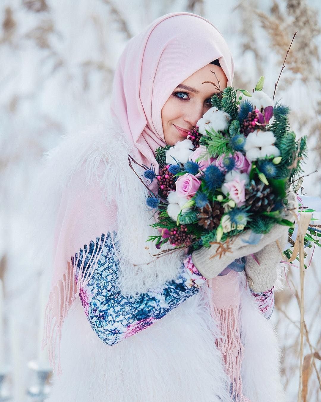 Красивые мусульманки в платках