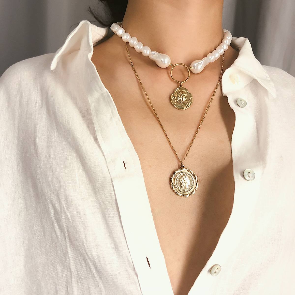 Chanel Choker жемчуг