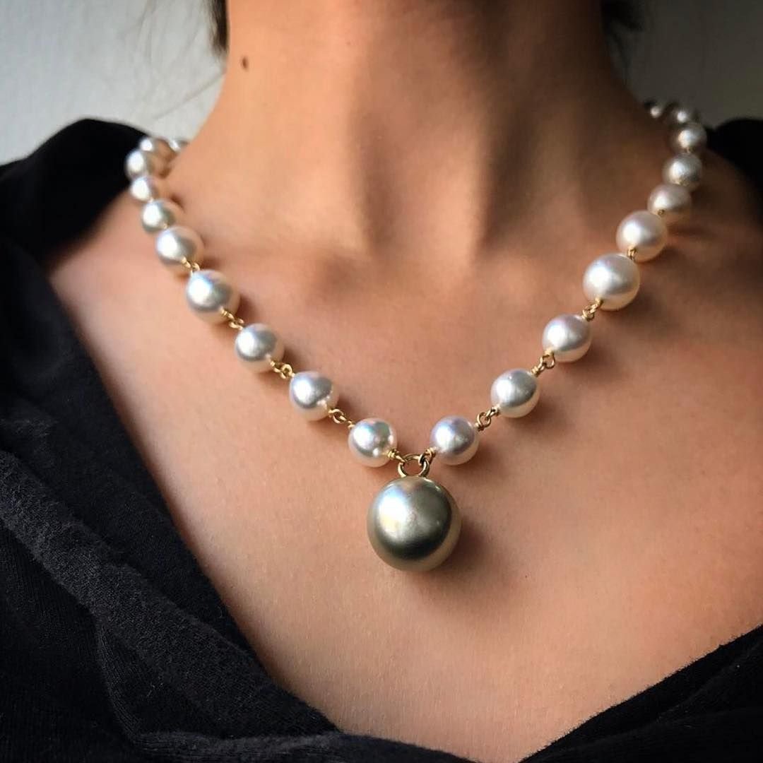 Yana Jewelry колье барочная Жемчужина
