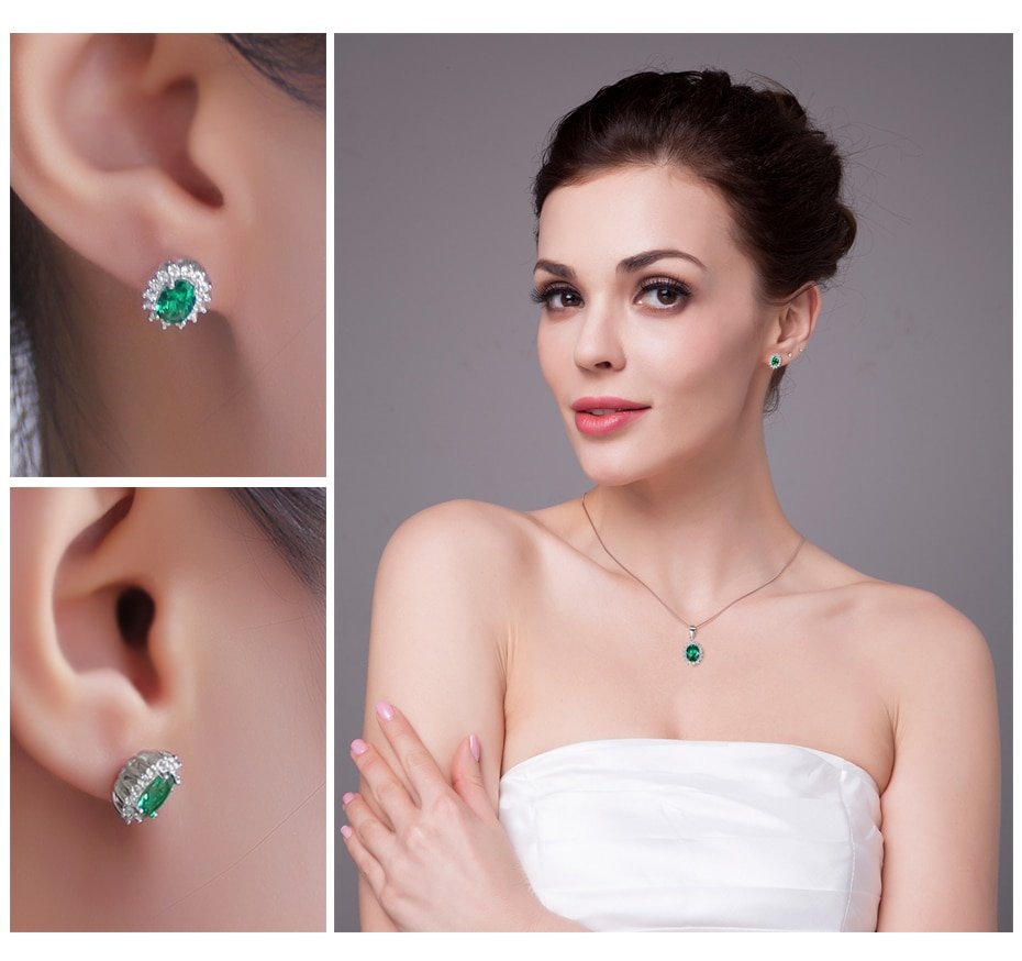 Сережки с цветами