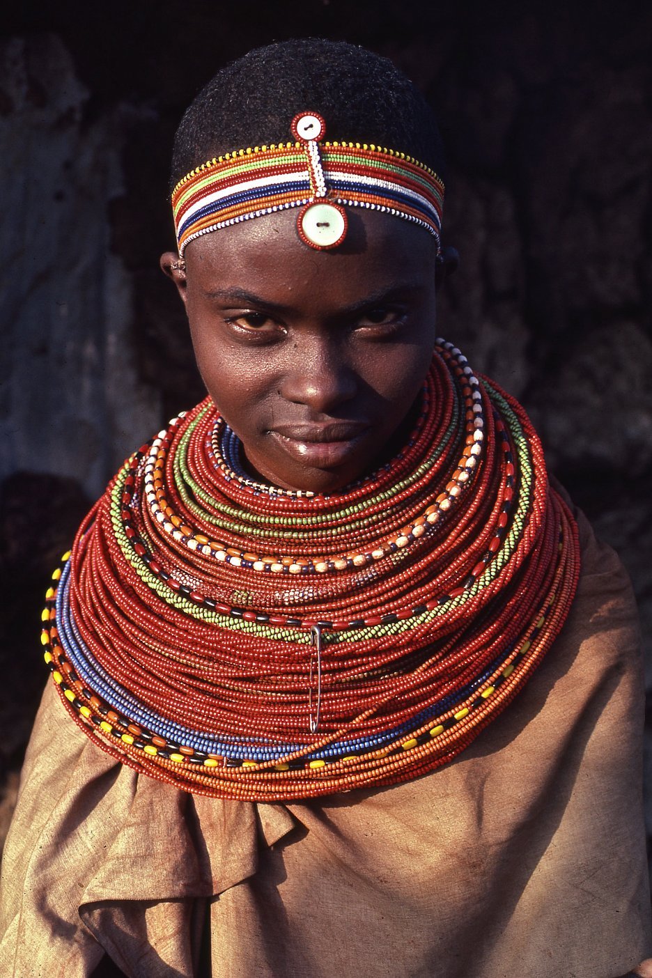 Африканские кольца на шею