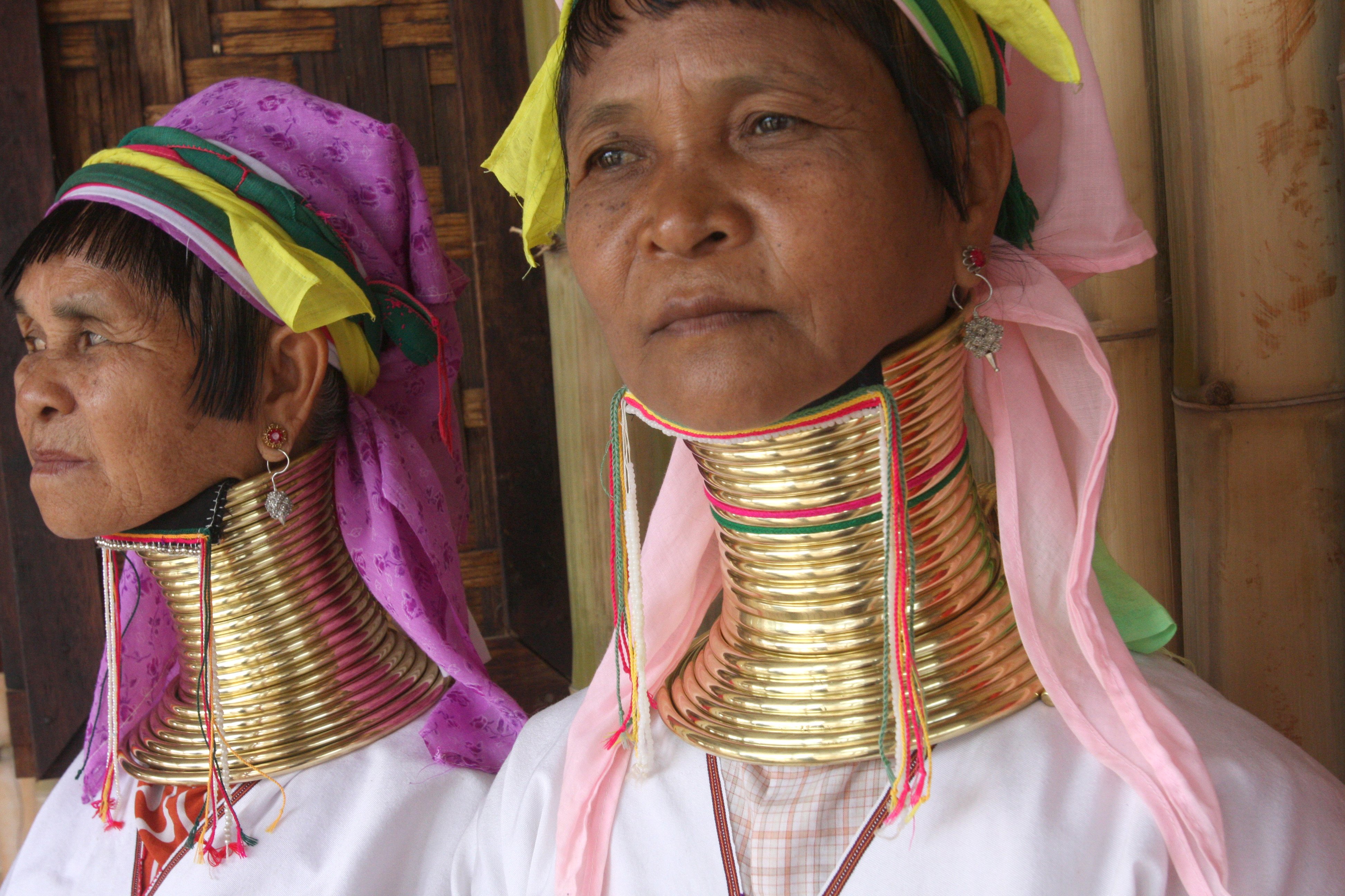 Женщины племени Падаунг