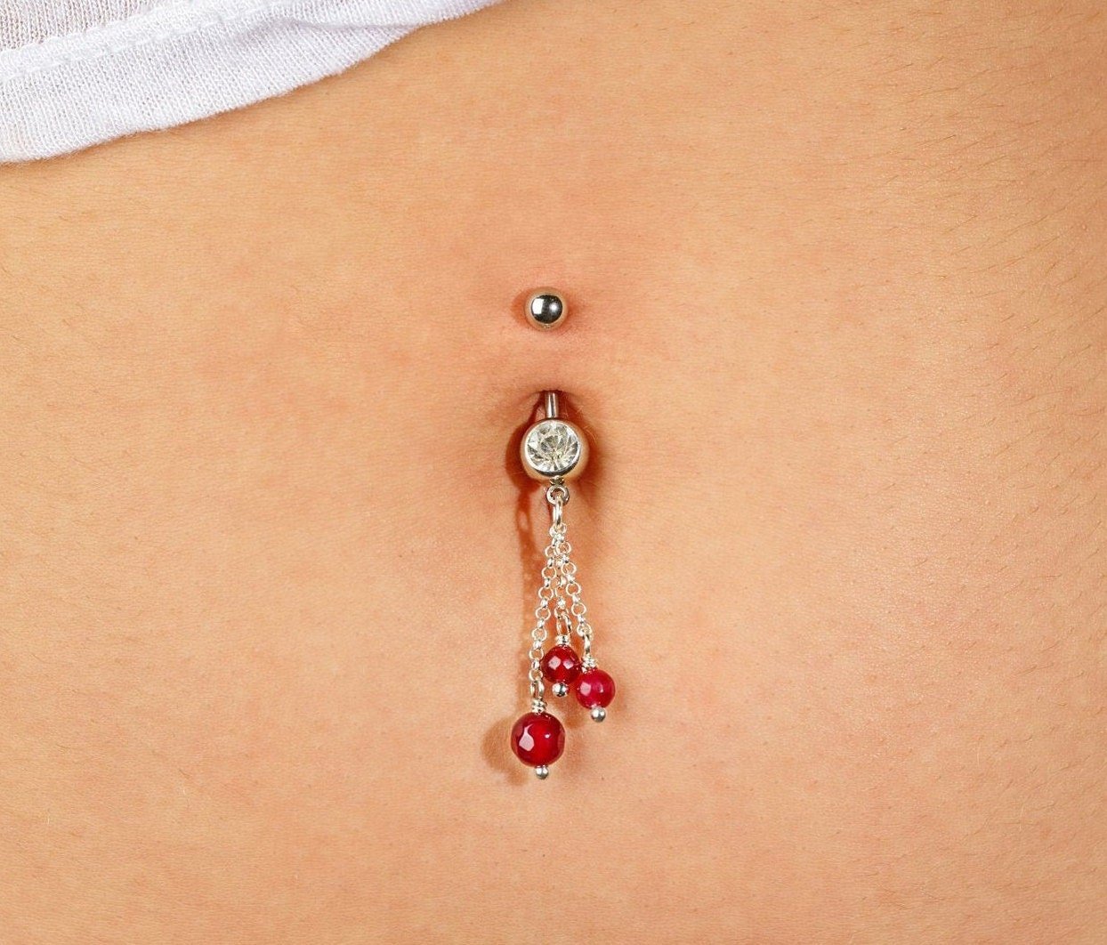 Пуп 4. Dangly belly Ring. Украшение для пирсинга пупка.