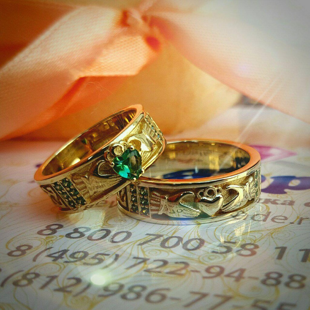 Обручальные кольца красивые необычные