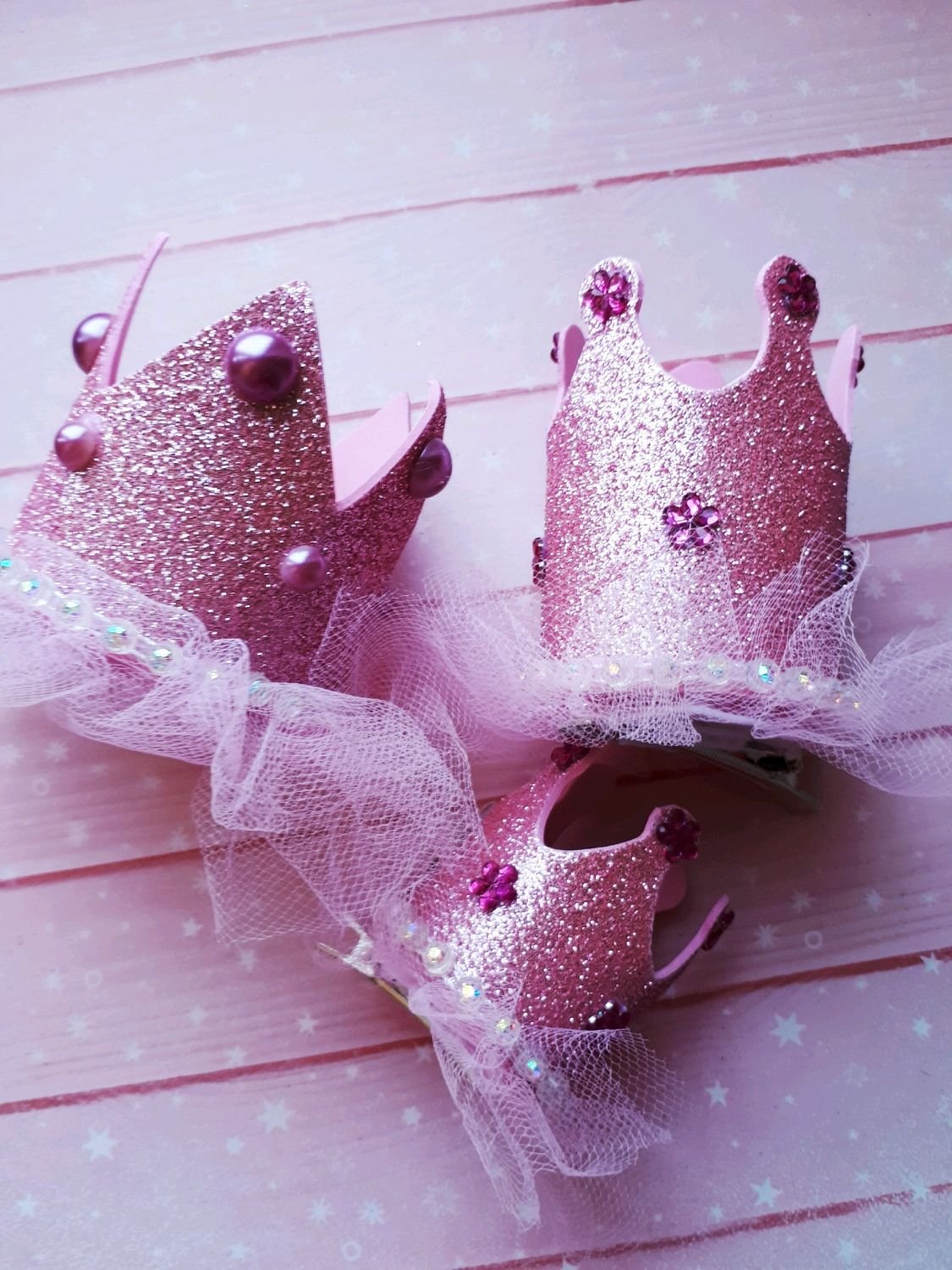 Корона из сетки для цветов