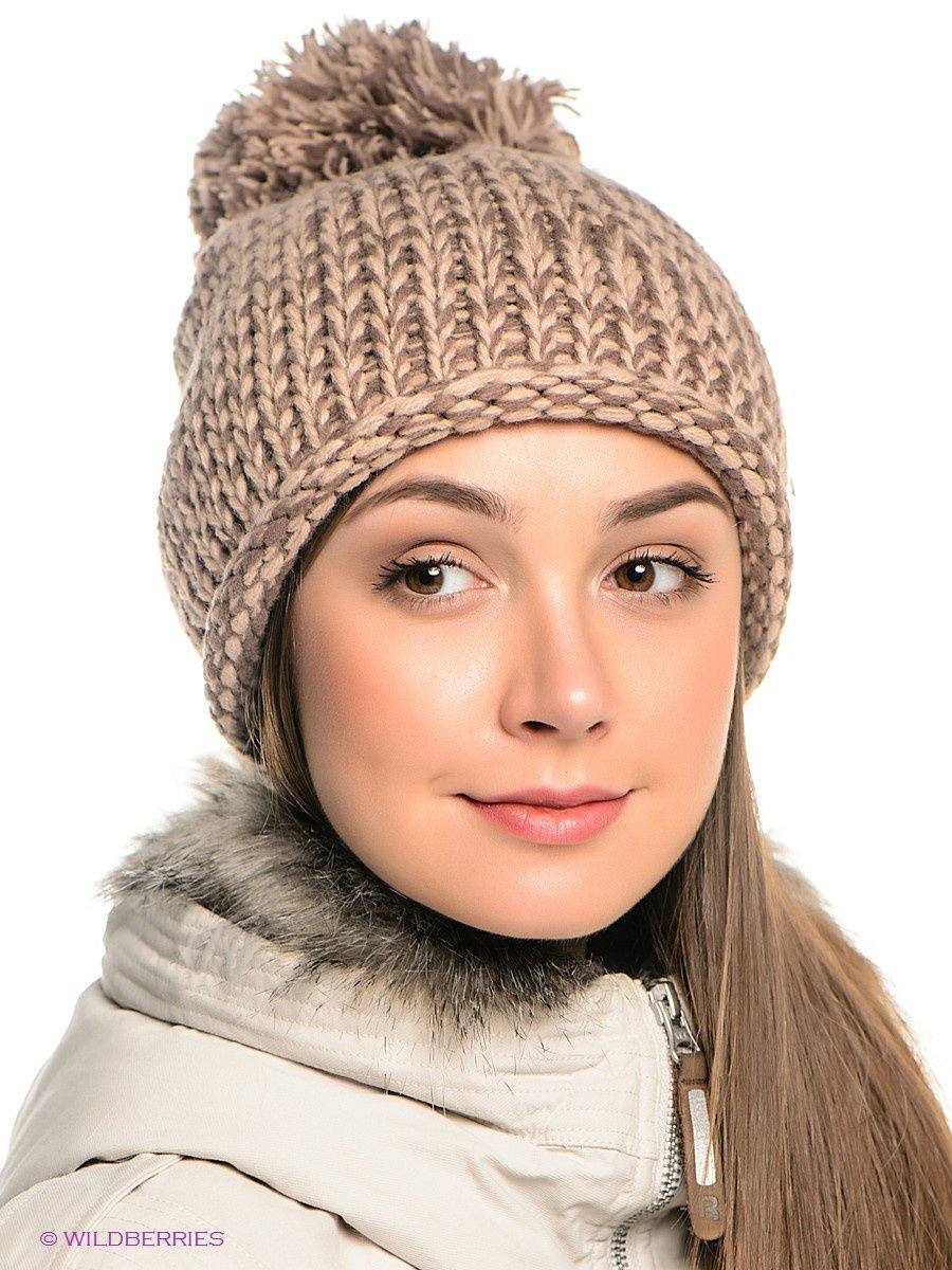 Зимние шапки для круглолицых женщин