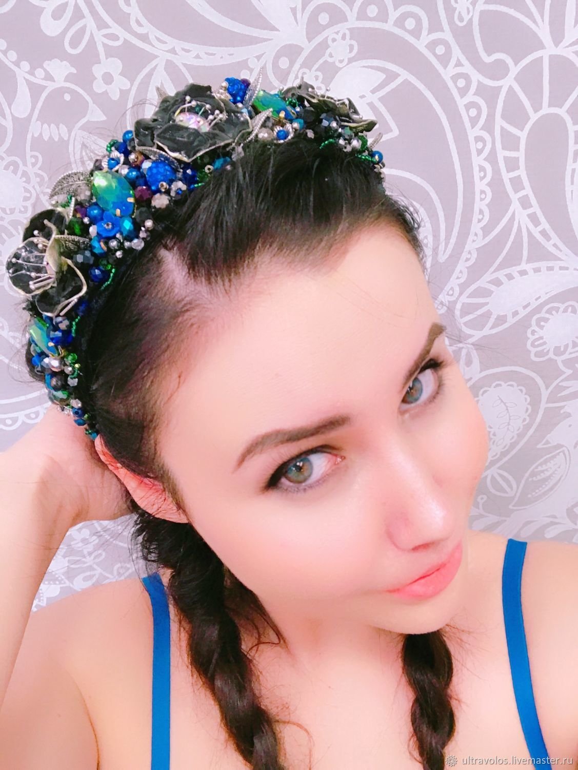 Ободок с камнями
