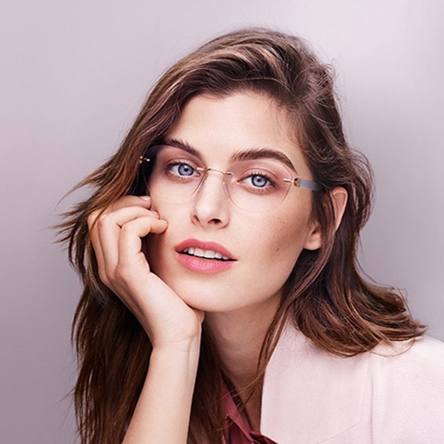 Безободковые очки для зрения женские
