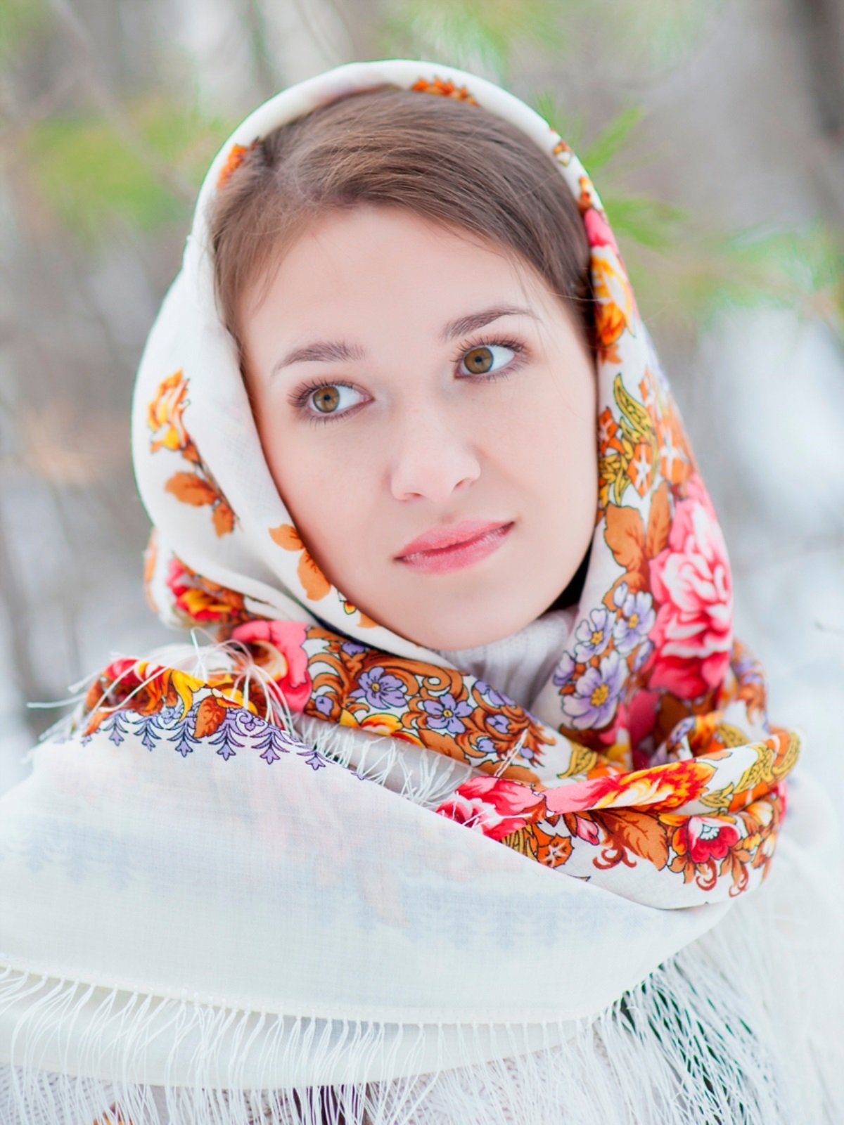 Русские красавицы в платках