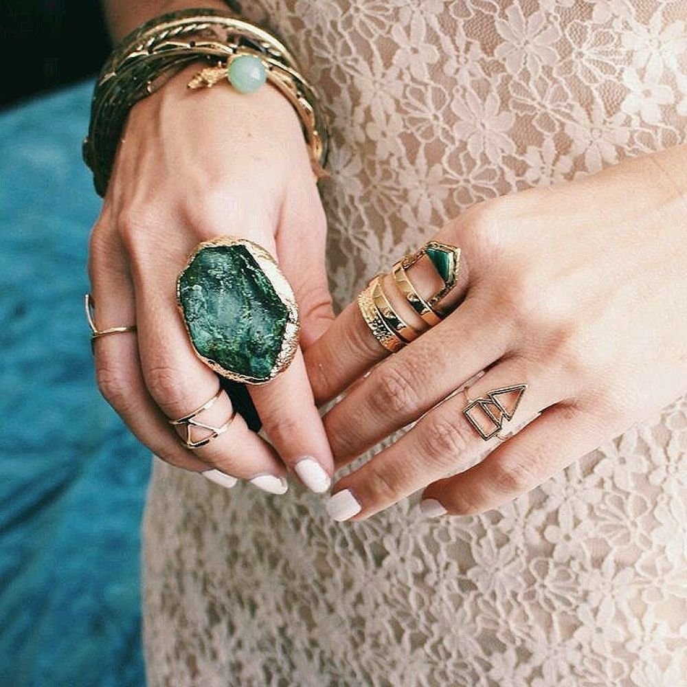 Коллекция Emerald золото изумруд