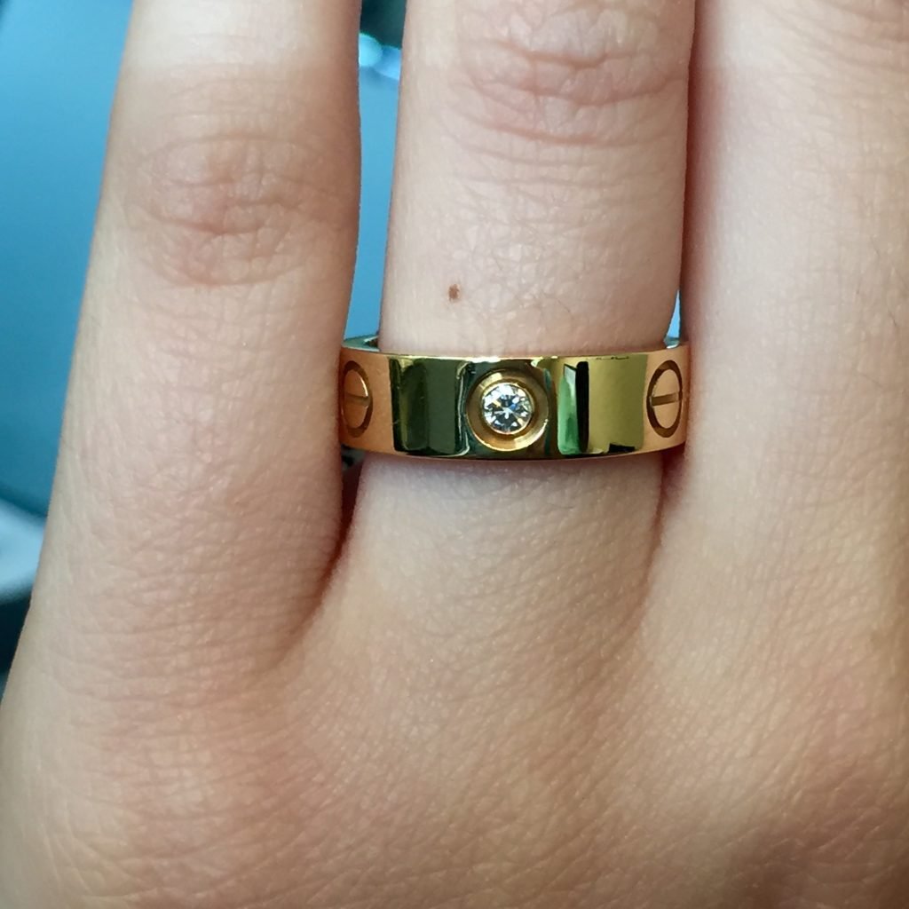 Cartier кольцо 585