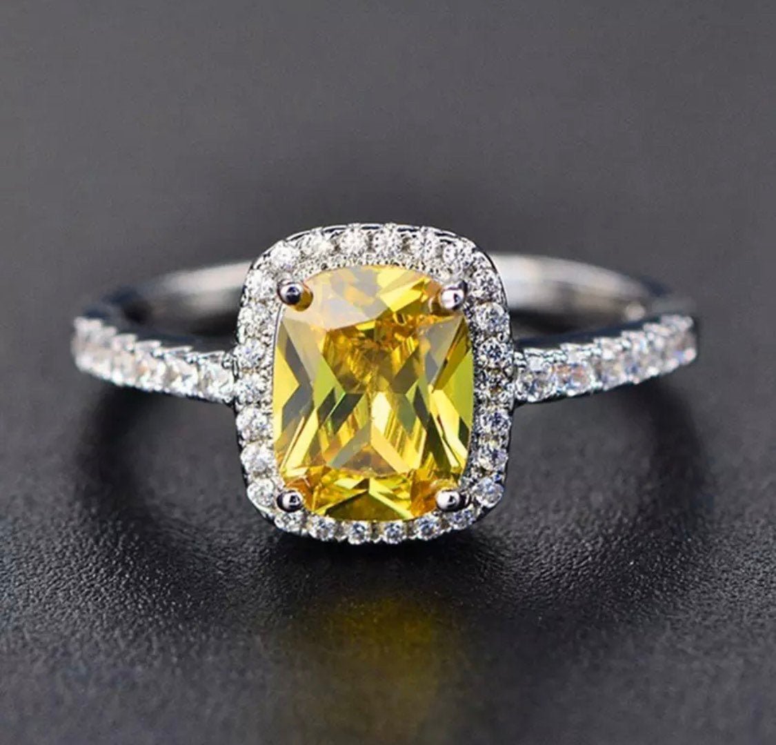 Yellow Sapphire Ring