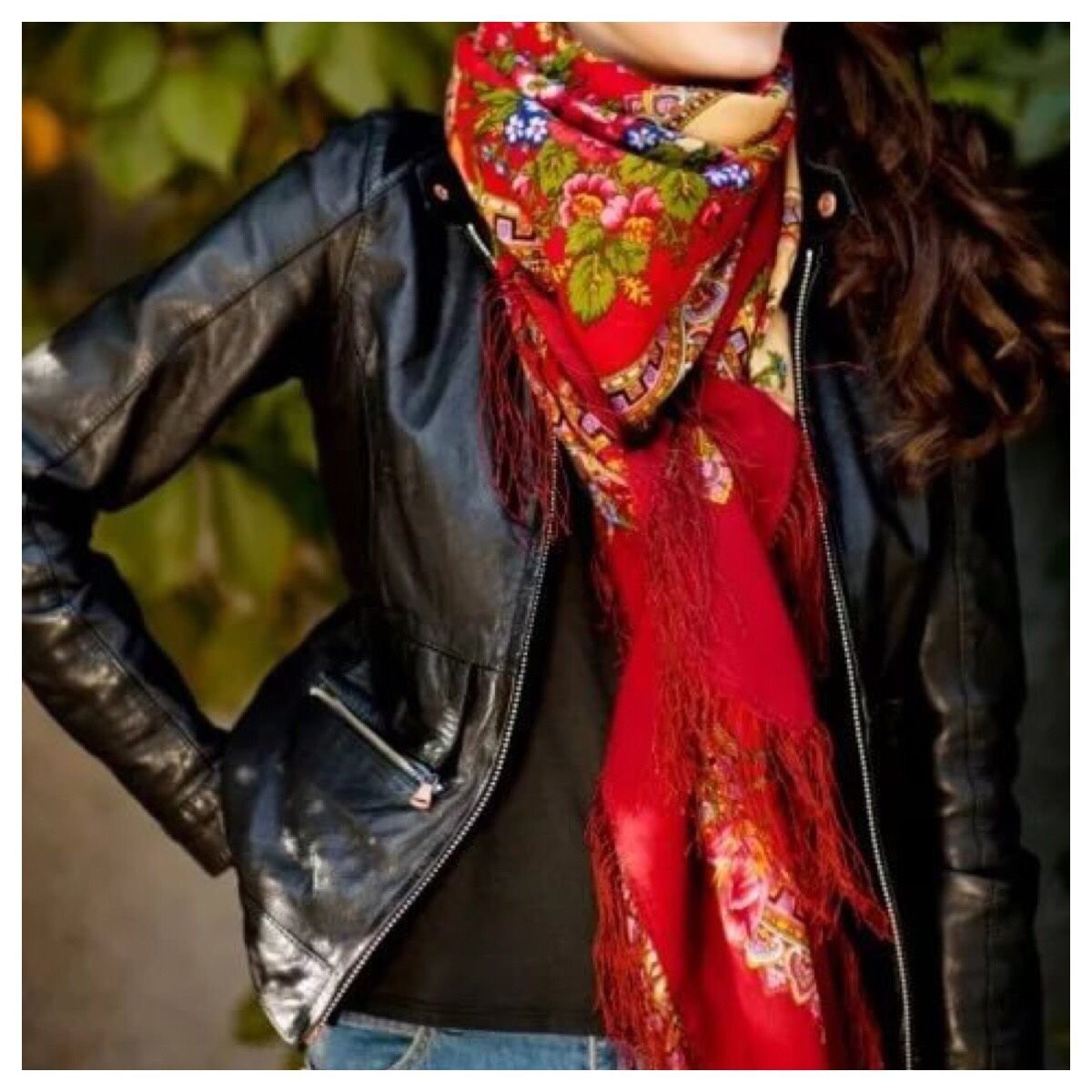 Платок Павлопосадский Street Style