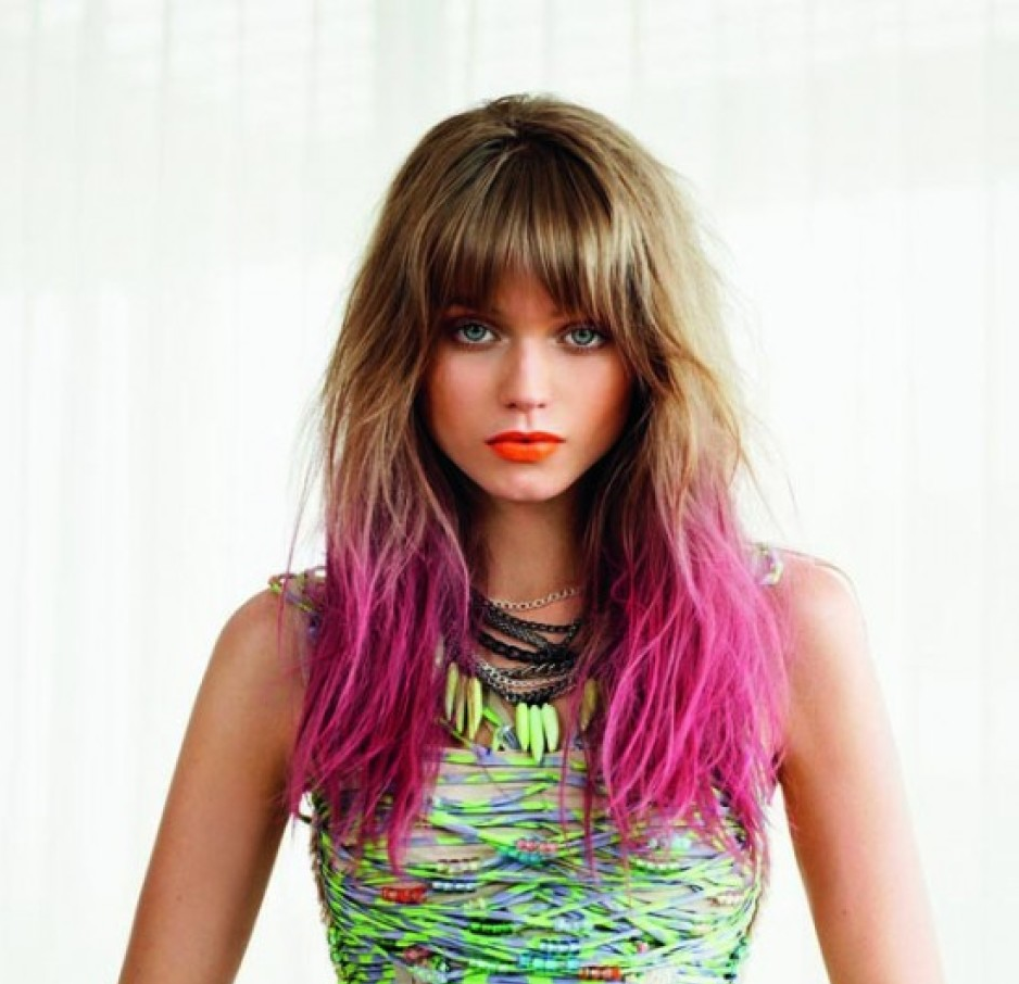 Dip Dye окрашивание волос