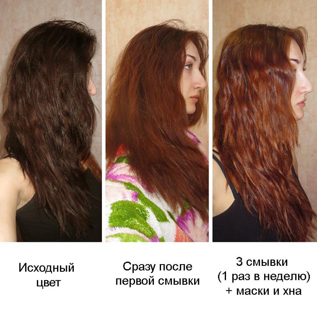 Смывка для волос