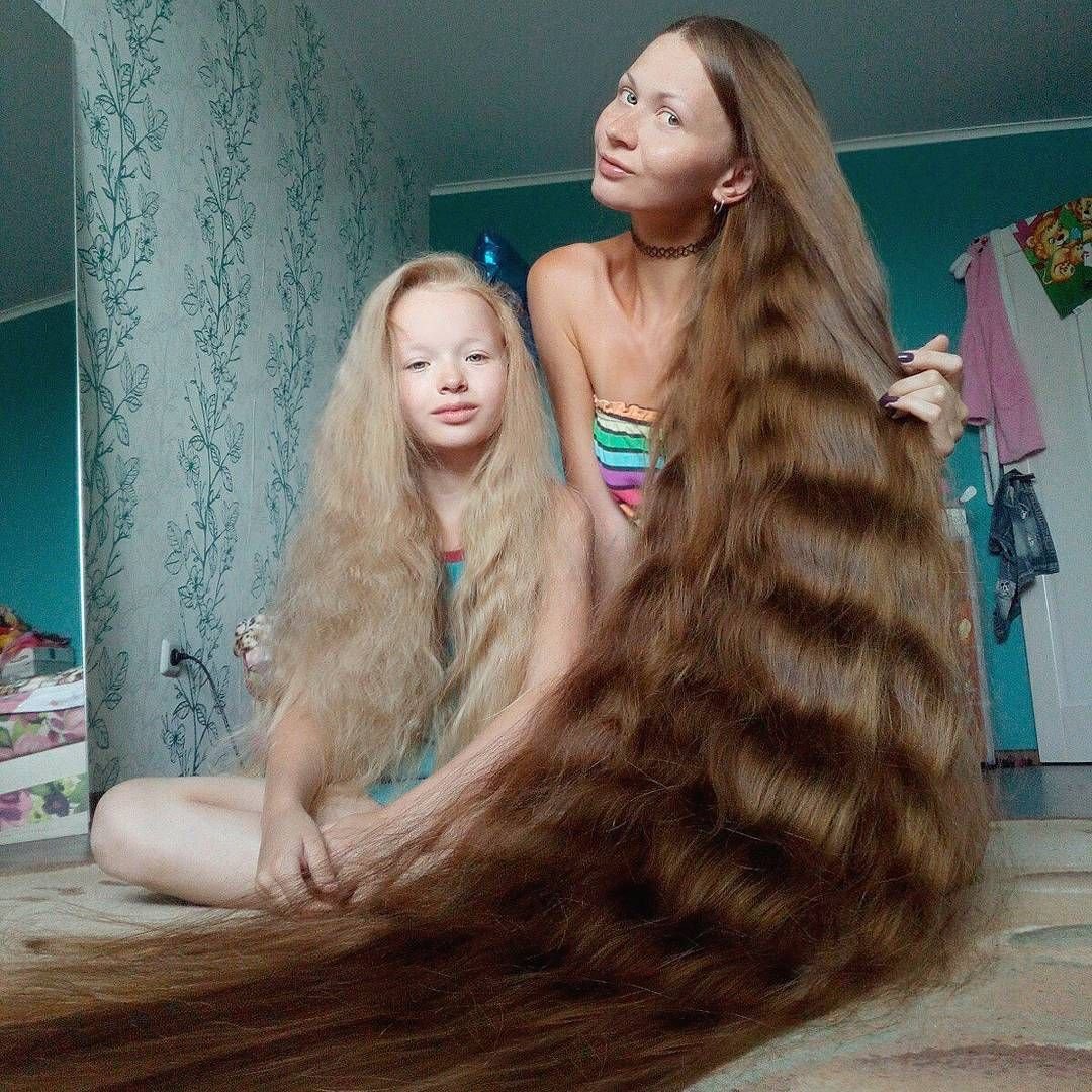 Дарья Губанова длинные волосы