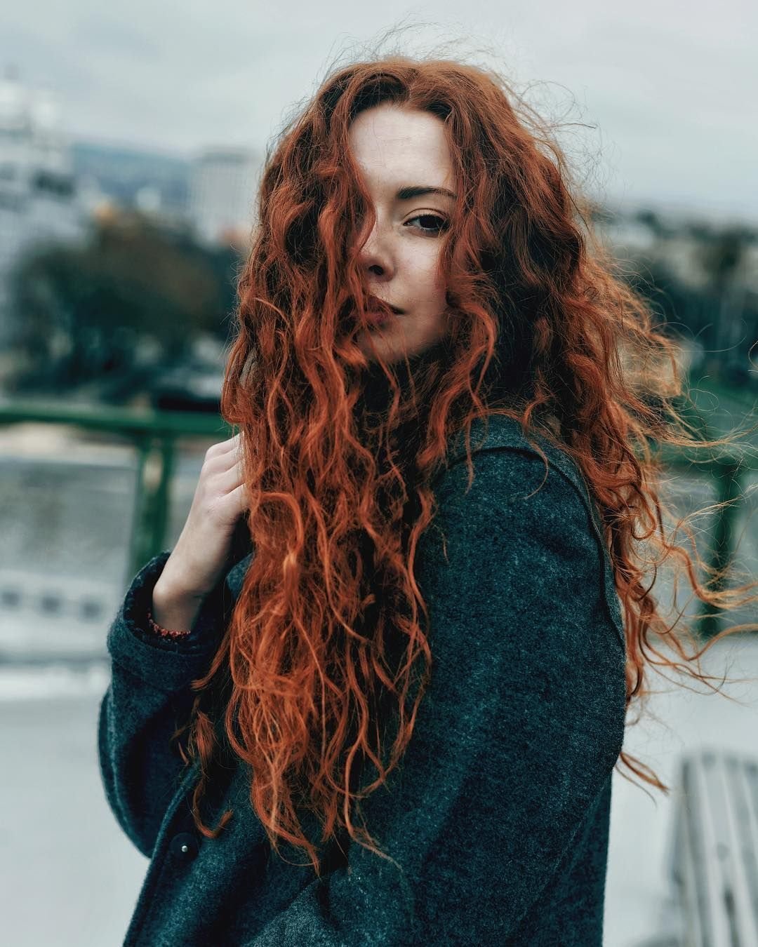 Локоны Керли рыжие