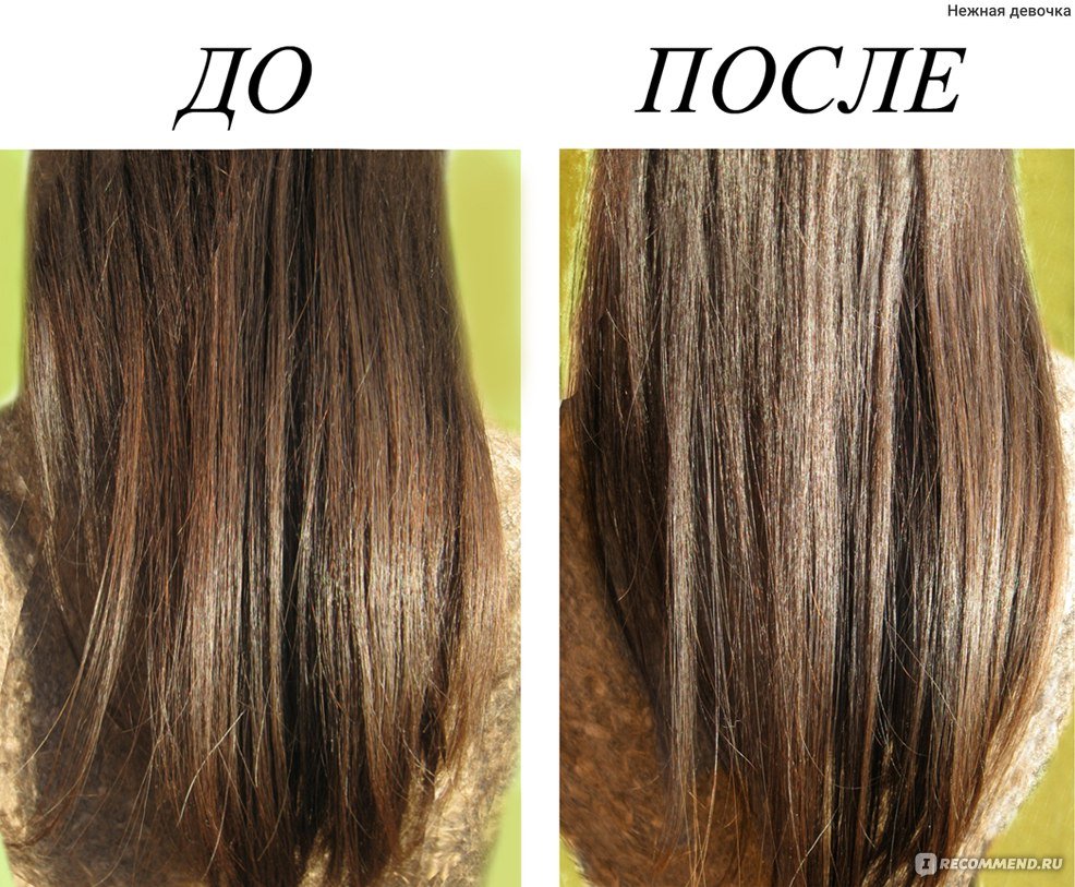 Филировка волос до и после