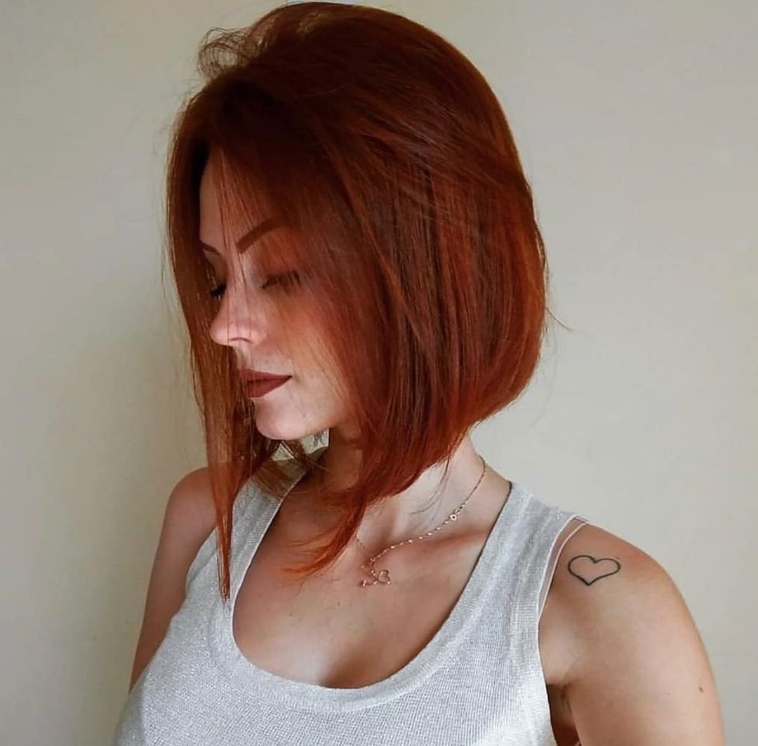 Рыжие каре