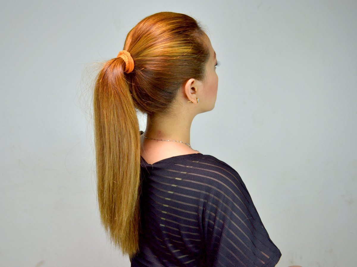Хвост ponytail волосы