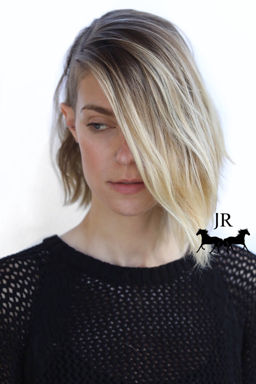 Medium hair Asymmetric